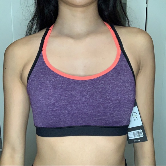 NWT Hyba Purple Lightly Lined Sports Bra - Picture 3 of 13
